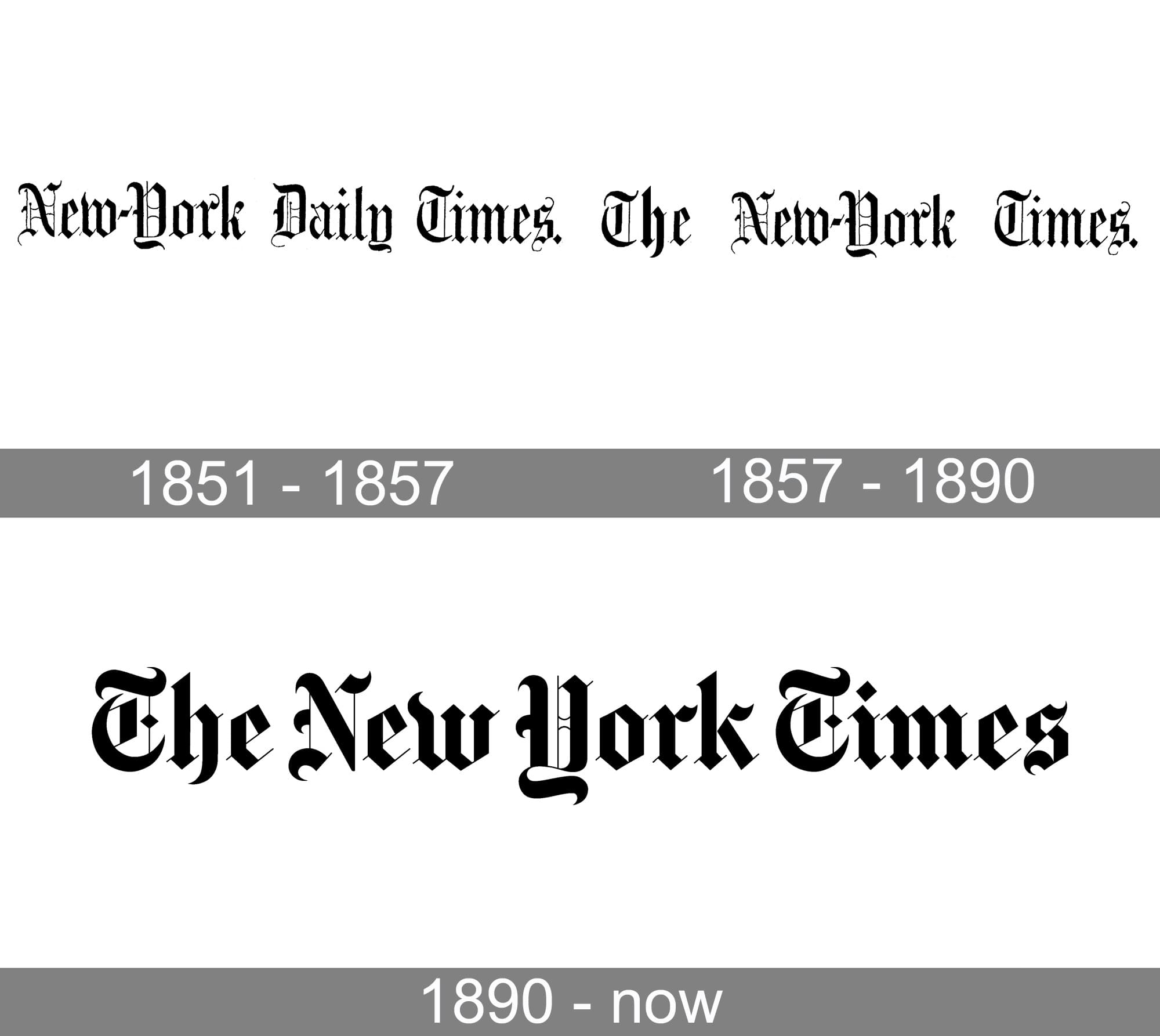 New-York-Times-Logo-history